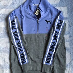 VS Pink *XS* logo half zip